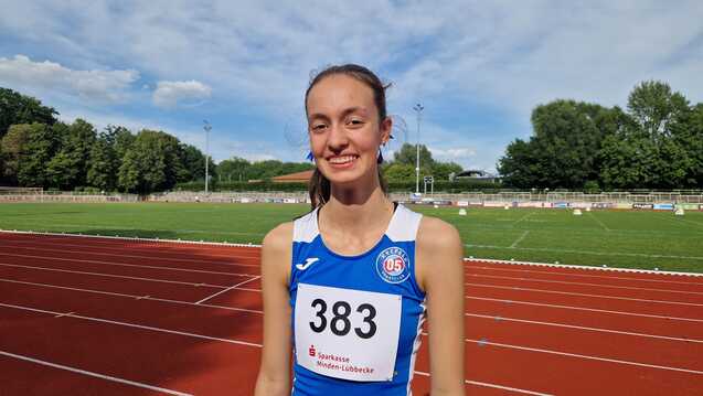 Portr&auml;t Leichtathletin Pia Jackel
