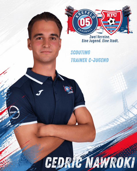 Porträt Scout Fußball Cedric Nawrocki