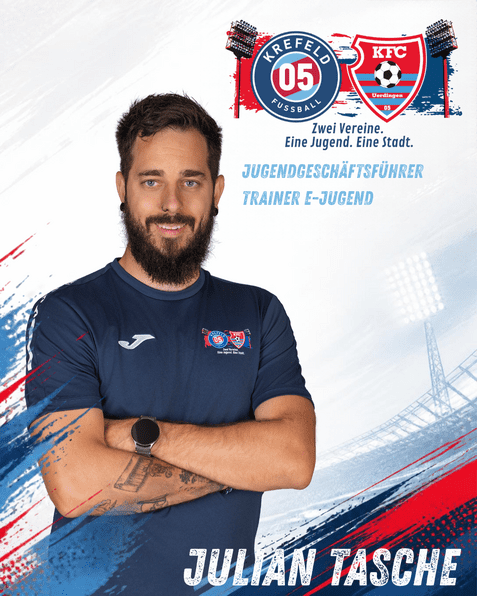 Porträt Jugendgeschäftsführer Fußball Julian Tasche