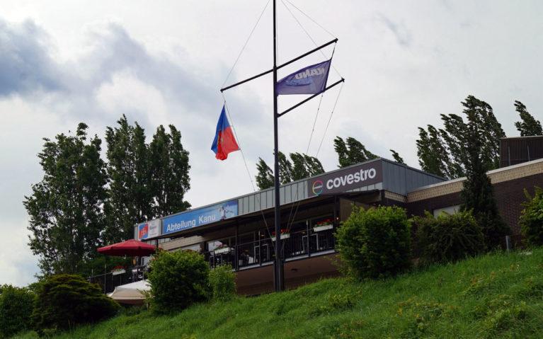 Blick auf das Bootshaus