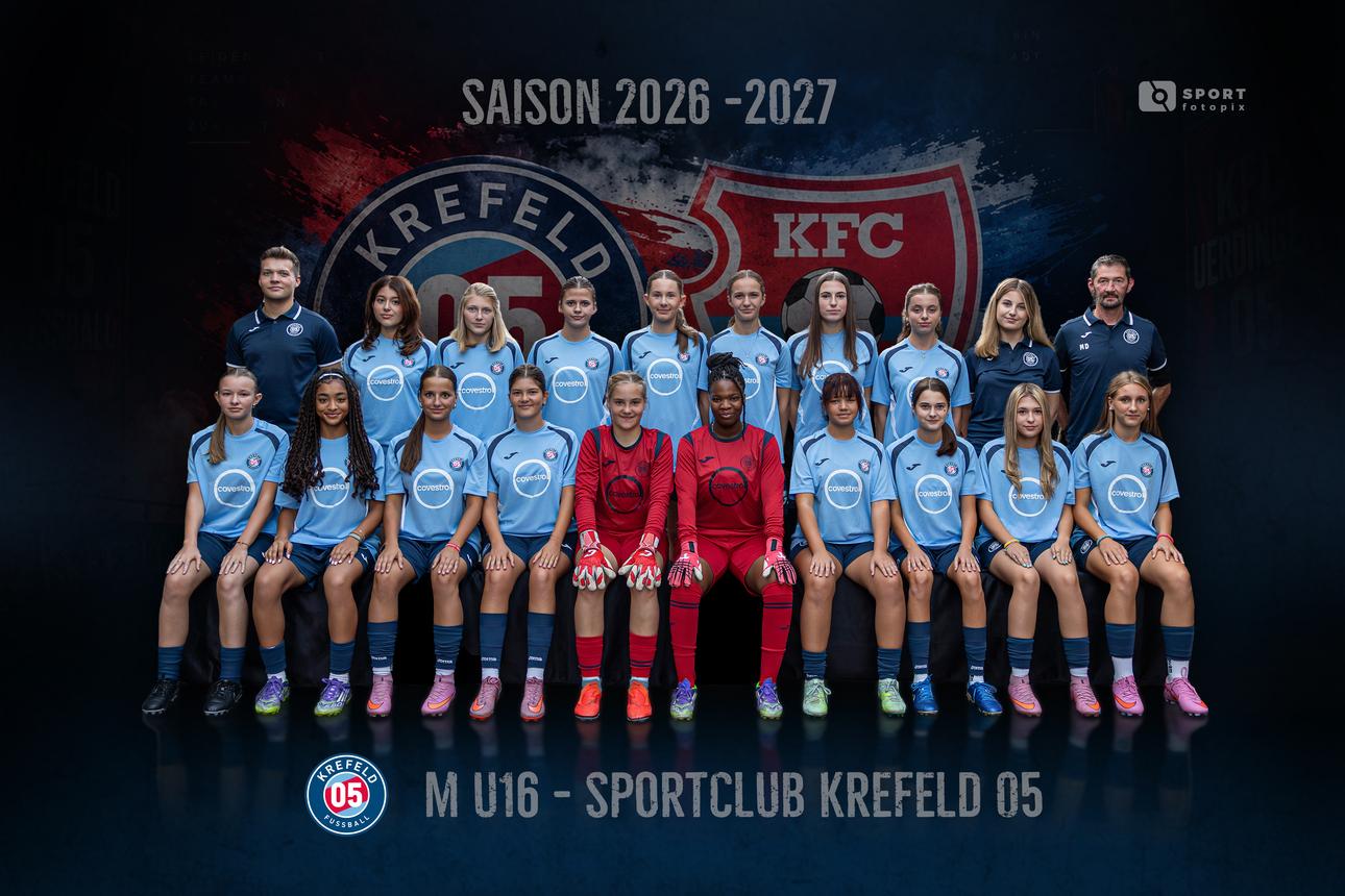 Mannschaftsbild weibliche U16 Fußball